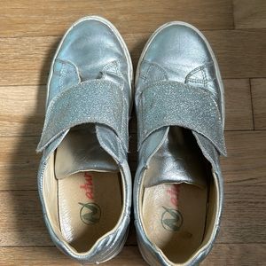Naturino metallic sneakers kids - glittery strap European size 36